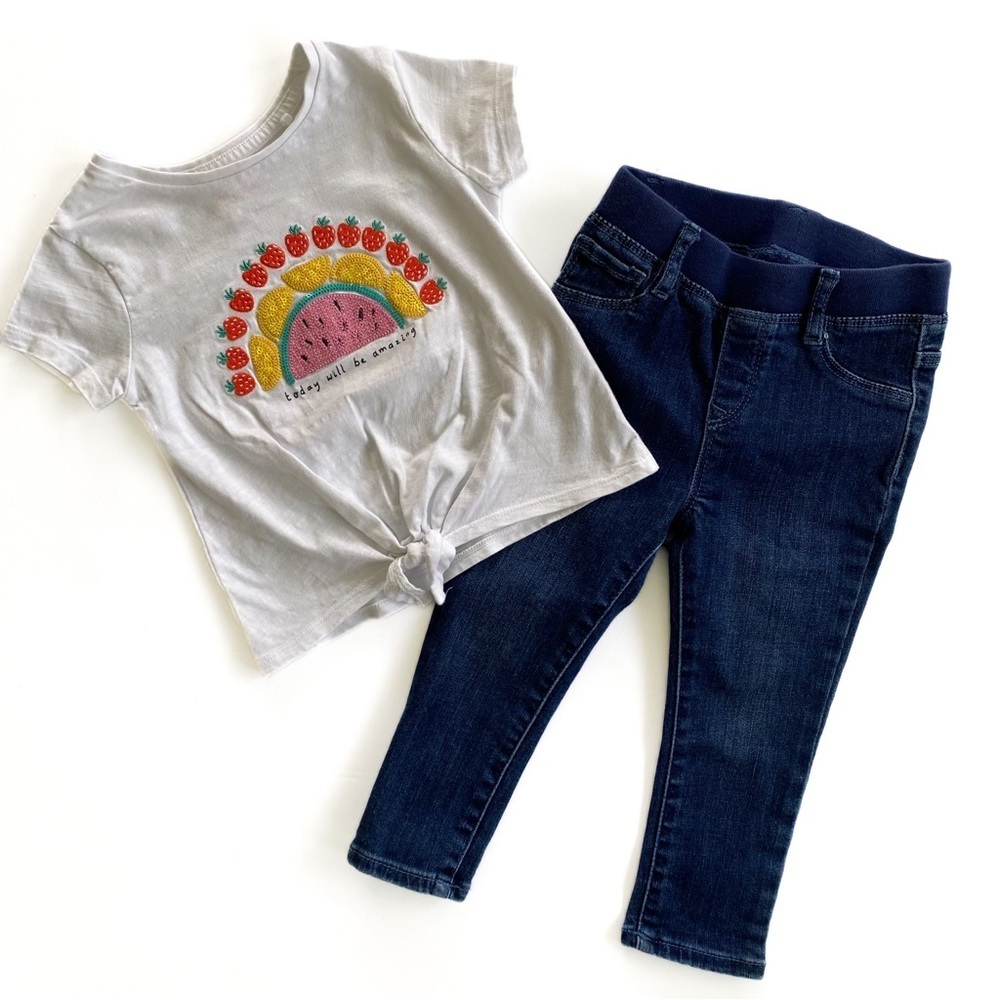 “Today Will Be Amazing” spring outfit